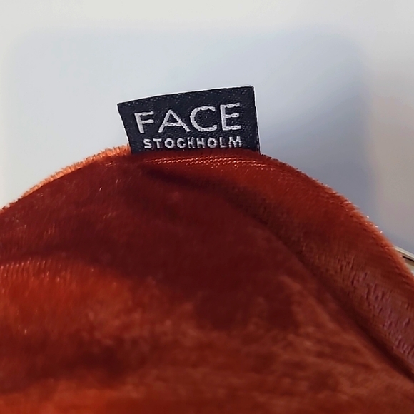 FACE STOCKHOLM Velvet Purse -  Orange - Picture 5 of 6